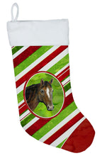 Load image into Gallery viewer, Horse Candy Cane Holiday Christmas Christmas Stocking SB3132-CS