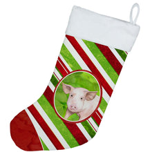 Load image into Gallery viewer, Pig Candy Cane Holiday Christmas Christmas Stocking SB3136-CS