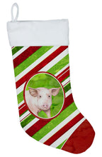 Load image into Gallery viewer, Pig Candy Cane Holiday Christmas Christmas Stocking SB3136-CS