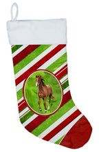 Load image into Gallery viewer, Horse Candy Cane Holiday Christmas Christmas Stocking SB3139-CS