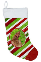Load image into Gallery viewer, Chicken Candy Cane Holiday Christmas Christmas Stocking SB3140-CS