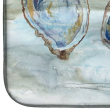 Load image into Gallery viewer, Oysters Watercolor Dish Drying Mat – Absorbent, Artistic Kitchen Essentials SC2001DDM