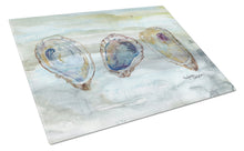Load image into Gallery viewer, Oysters Watercolor Glass Cutting Boards – Durable, Decorative Kitchen Art Large SC2001LCB