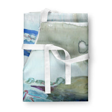 Load image into Gallery viewer, Blue Crab Watercolor Apron – Artist-Designed Kitchen, BBQ &amp; Craft Apron SC2003APRON