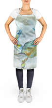 Load image into Gallery viewer, Blue Crab #2 Watercolor Apron – Artist-Designed Kitchen, BBQ &amp; Craft Apron SC2004APRON