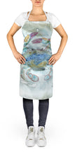 Load image into Gallery viewer, Female Blue Crab Watercolor Apron – Artist-Designed Kitchen, BBQ &amp; Craft Apron SC2005APRON