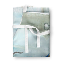 Load image into Gallery viewer, Blue Heron Watercolor Apron – Artist-Designed Kitchen, BBQ &amp; Craft Apron SC2007APRON
