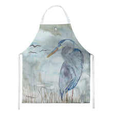 Load image into Gallery viewer, Blue Heron Watercolor Apron – Artist-Designed Kitchen, BBQ &amp; Craft Apron SC2007APRON