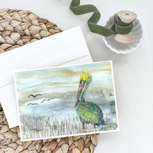 Load image into Gallery viewer, Pelican Watercolor Greeting Cards -  Blank Note Cards – 8-Pack of Artist-Designed Cards with Envelopes