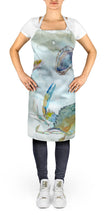 Load image into Gallery viewer, Crab, Shrimp and Oyster Watercolor Apron – Artist-Designed Kitchen, BBQ &amp; Craft Apron SC2010APRON