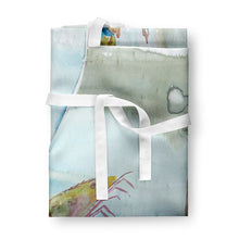 Load image into Gallery viewer, Crab, Shrimp and Oyster Watercolor Apron – Artist-Designed Kitchen, BBQ &amp; Craft Apron SC2010APRON