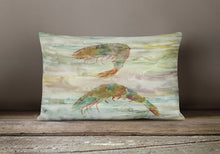 Load image into Gallery viewer, Shrimp Sunset Canvas Fabric Decorative Pillow SC2014PW1216