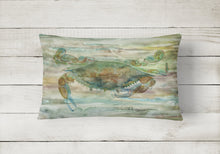 Load image into Gallery viewer, Crab a leg up Sunset Canvas Fabric Decorative Pillow SC2015PW1216
