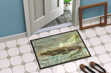 Load image into Gallery viewer, Alligator Sunset Doormat - 24x36 Decorative Floor Mat – Indoor/Outdoor Rug with Artistic Flair SC2016JMAT