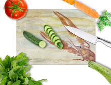 Load image into Gallery viewer, Crawfish Yellow Sky Glass Cutting Boards – Durable, Decorative Kitchen Art Large SC2021LCB