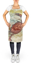 Load image into Gallery viewer, Cooked Crab Yellow Sky Apron – Artist-Designed Kitchen, BBQ &amp; Craft Apron SC2022APRON