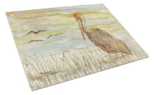 Load image into Gallery viewer, Brown Pelican Yellow Sky Glass Cutting Boards – Durable, Decorative Kitchen Art Large SC2025LCB