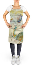 Load image into Gallery viewer, Crab, Shrimp, Oyster Yellow Sky Apron – Artist-Designed Kitchen, BBQ &amp; Craft Apron SC2026APRON