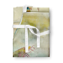 Load image into Gallery viewer, Crab, Shrimp, Oyster Yellow Sky Apron – Artist-Designed Kitchen, BBQ &amp; Craft Apron SC2026APRON