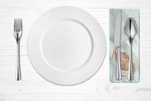 Load image into Gallery viewer, Brown Pelican on Sage Green Cloth Napkin, Fabric Table Napkin, Reusable, printed in the USA SC2063NAP
