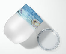 Load image into Gallery viewer, Crabs Shrimp and oysters Stainless Steel 12 oz Stemless Wine Glass