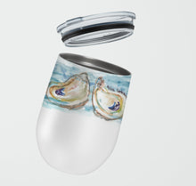 Load image into Gallery viewer, Oysters Stainless Steel 12 oz Stemless Wine Glass