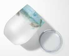 Load image into Gallery viewer, Pelicans Stainless Steel 12 oz Stemless Wine Glass