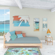 Load image into Gallery viewer, Mermaids Floor Runner Mats – 28x58 Indoor/Outdoor Rugs with Artistic Design | Made in the USA