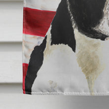 Load image into Gallery viewer, USA American Flag with Boston Terrier Flag Canvas House Size