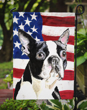 Load image into Gallery viewer, USA American Flag with Boston Terrier Garden Flag – Decorative Outdoor Yard Flag