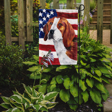 Load image into Gallery viewer, USA American Flag with Beagle Garden Flag – Decorative Outdoor Yard Flag