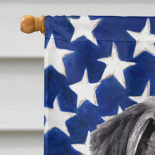 Load image into Gallery viewer, USA American Flag with Pug Flag Canvas House Size