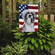 Load image into Gallery viewer, USA American Flag with Shih Tzu Garden Flag – Decorative Outdoor Yard Flag