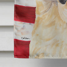 Load image into Gallery viewer, USA American Flag with Labrador Flag Canvas House Size