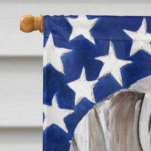 Load image into Gallery viewer, USA American Flag with Weimaraner Flag Canvas House Size