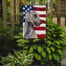 Load image into Gallery viewer, USA American Flag with Weimaraner Garden Flag – Decorative Outdoor Yard Flag