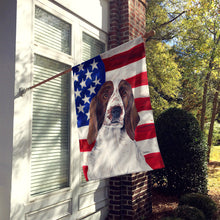 Load image into Gallery viewer, USA American Flag with Welsh Springer Spaniel Flag Canvas House Size