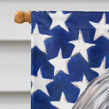 Load image into Gallery viewer, USA American Flag with Shih Tzu Flag Canvas House Size