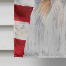 Load image into Gallery viewer, USA American Flag with Shih Tzu Flag Canvas House Size