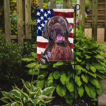 Load image into Gallery viewer, USA American Flag with Labrador Garden Flag – Decorative Outdoor Yard Flag