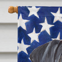 Load image into Gallery viewer, USA American Flag with Doberman Flag Canvas House Size