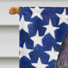 Load image into Gallery viewer, USA American Flag with Scottish Terrier Flag Canvas House Size