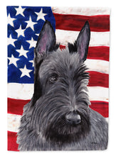 Load image into Gallery viewer, USA American Flag with Scottish Terrier Garden Flag – Decorative Outdoor Yard Flag