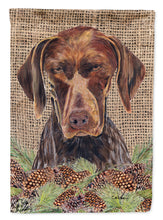 Load image into Gallery viewer, German Shorthaired Pointer Garden Flag – Decorative Outdoor Yard Flag