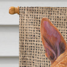 Load image into Gallery viewer, Basenji Flag Canvas House Size