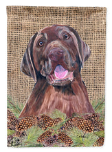 Load image into Gallery viewer, Labrador Flag Canvas House Size