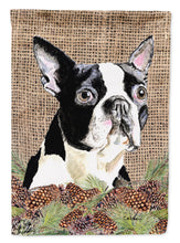 Load image into Gallery viewer, Boston Terrier Garden Flag – Decorative Outdoor Yard Flag