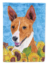 Load image into Gallery viewer, Basenji Flag Canvas House Size