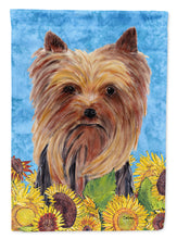 Load image into Gallery viewer, Yorkie Flag Canvas House Size