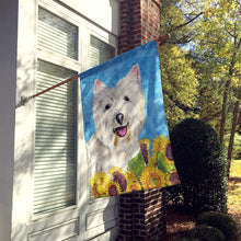 Load image into Gallery viewer, Westie Flag Canvas House Size